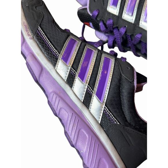 Adidas Women’s Size 10 Black Purple Athletic Running Sneakers Ortholite - Picture 5 of 11
